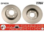 Trw DF4039 - Disco Freno Oe 4B0 615 601 B Per A6 (4B)