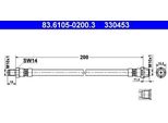 Ate 83.6105-0200.3 - Tubo Freno Oe 8D0 611 775 B Per A4 (8D)