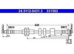Ate 24.5112-0431.3 - Tubo Freno Oe 50518954 Per Giulietta (940)