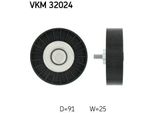 Skf Vkm 32024 - Puleggia Folle Oe 46547566, Cinghia Multipla Con Nervature A V Per 156 (932), 166 (936), Marea