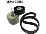Skf Vkma 32080 - Oe 46819146 Keilrippenriemensensatz FüR 500 (312), Doblo, Fiorino, Idea, Linea, Palio, Panda, Punto, Qubo, Siena, Strada, Ka (RU8)