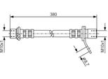 Bosch 1 987 476 161 - Tubo Freno Oe 90080 94066 Per Avensis (T22)
