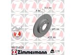 Zimmermann 100.1248.20 - Disco Freno Per A3 (8L), Octavia I (1U), Bora (1J), Golf Iv (1J)