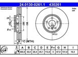 Ate 24.0130-0261.1 - Oe 34 10 6 884 001 Disco Freno Per Countryman (F60), Clubman (F54), X2 (F39), X1 (F48), Serie 2 (F44), Serie 1 (F40)
