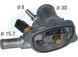 Era 350014 - Termostato Acqua Di Raffreddamento Oe 55193669 Per Mito (955), Punto, Idea, Linea, Panda, Siena, 500 (312), 500L (351, 352), Bravo, Doblo, Fiorino, Qubo, Tipo, Astra H, Combo (X12), Combo Tour (X12), Meriva B (S10)