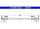 Ate 24.5305-0340.3 - Oe 1104481 Tubo Freno Per Ka (Rb)