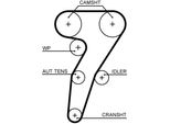 Gates 5653XS - Cinghia Dentata Oe 55225504 Per 145 (930), 146 (930), 147 (937), 156 (932)