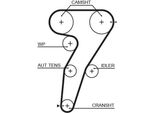 Gates 5469XS - Zahnriemen Oe 55210626 Per 145 (930), 146 (930), 155 (167), 156 (932), Gt (937), Barchetta, Marea, Punto, Stilo