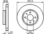 Bosch 0 986 478 512 - Oe 60805172 Disco Freno Per 164