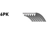 Gates 6PK1413 Cinghia Trapezoidale Dentata Oe 1340261 Compatibile Con 911, Vectra, Signum, Sprinter, Esprinter, Transit, Tourneo, Focus, Escort, Croma
