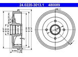 Ate 24.0220-3013.1 - Oe 4247 45 Tamburo Del Freno Per Saxo, 106 Ii, 206 (2A/C), 206, 206 Sw (2E/K), 206 Van, 206+