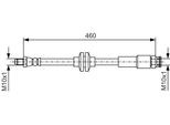 Bosch 1 987 481 543 - Tubo Freno Oe 51805325 Per Mito (955), Punto
