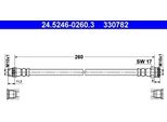 Ate 24.5246-0260.3 - Tubo Freno Oe 4806 E3 Per Berlingo, Xsara, Partner (5, G), Partner Origin (G)