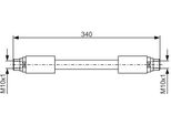 Bosch 1 987 481 301 - Oe 4F0 611 707 B Tubo Freno Per A6 (4F)