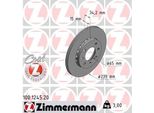 Zimmermann 100.1245.20 - Disco Freno Per A2 (8Z), Lupo (6E1, 6X1)