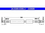 Ate 24.5305-0355.3 - Tubo Freno Oe 1118772 Per Puma