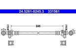 Ate 24.5261-0245.3 - Tubo Freno Oe 58737 0X100 Per I10 (Pa), I10 (Ba, Ia)