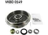 Skf Vkbd 0149 Tamburo Freno Oe Compatibile Con Favorit, Cordoba, Ibiza, Toledo, Felicia, Caddy, Golf Iii, Passat 35I, Polo 6N, Polo 6V, Vento