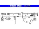 Ate Tubo Freno Asse Anteriore Sinistro 24.5290-0439.3