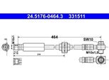 Ate 24.5176-0464.3 - Oe 13286610 Bremsschlauch FüR Insignia A (G09)