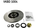 Skf Vkbd 1004 - Disco Freno Per Cordoba (6K), Ibiza (6K), Toledo I (1L2), Passat (35I), Corrado (53I), Golf Iii (1H), Golf Cabriolet (1E), Jetta Ii (165, 19E, 1G2), Vento (1H)