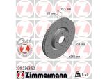 Zimmermann 230.2363.52 - Disco Freno Per 145 (930), 146 (930), Coupe 175, Multipla, Punto, Tipo