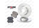 Stark SKBK-1090008 - Oe 1K0615601AD Bremsscheiben Und -BeläGe FüR A3 (8P), Q3 (8U), Alhambra (710, 711), Altea (5P), Leon (1P1), Leon (5F), Toledo Iii (5P2), Octavia Ii (1Z), Superb Ii (3T), Superb Iii (3V), Yeti (5L), Cc (358), Eos (1F), Golf Plus (5M), Golf V (1K), Golf Vi, Golf Vii, Jetta Iii (1K2), Passat (365, 362), Passat (3C), Passat Cc (357), Scirocco, Sharan (7N), Tiguan (5N), Touran (1T)
