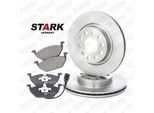 Stark SKBK-1090007 - Oe 8Z0698151A Dischi E Pastiglie Freno Per A3 (8P), Altea (5P), Leon (1P1), Toledo Iii (5P2), Octavia Ii (1Z), Yeti (5L), Beetle (5C), Caddy Iii (2C, 2K), Golf Plus (5M), Golf V (1K), Golf Vi, Golf Vii, Jetta Iii (1K2), Jetta Iv