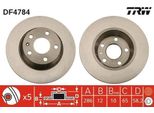 Trw DF4784 - Disco Freno Oe 8J0 615 601 Per Tt (8J)