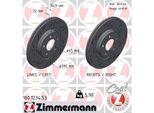 Zimmermann 100.1234.53 - Disco Freno Per A3 (8L), Leon (1M1), Toledo Ii (1M2), Octavia I (1U), Bora (1J), Golf Iv (1J), New Beetle
