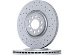 Zimmermann 100.1240.52 - Disco Freno Per A3 (8L), Tt (8N), Ibiza (6J, 6P), Leon (1M1), Toledo Ii (1M2), Ibiza (6L), Octavia I (1U), Bora (1J), Golf Iv (1J), New Beetle, Polo (9N)