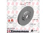 Zimmermann 100.3303.20 - Disco Freno Per A6 (4A), A8 (4D), A8 (4E)