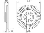 Bosch 0 986 479 589 - Oe 4D0 615 301 B Disco Freno Per A8 (4D)