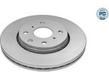 Meyle 11-15 521 0037/PD - Oe 4246 J0 Disco Freno, Asse Anteriore Per C1 (Pm, Pn), C1 Ii (Pa, Ps), 108, Aygo (B1), Aygo (B4)