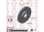 Zimmermann 600.3236.52 - Disco Freno Per Superb I (3U), Passat (3B)