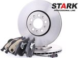 Stark SKBK-1090351 - Dischi E Pastiglie Freno Oe 1J0615105AE Per A3 (8L), Ibiza (6L), Leon (1M1), Toledo Ii (1M2), Octavia I (1U), Bora (9M), Bora (1J), Golf Iv (1J), New Beetle, Polo (9N)