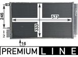 Mahle Ac 633 000P - Oe 50526514 Condensatore Aria Condizionata Con Essiccatore Per Mito (955), Doblo, Combo (X12), Combo Tour (X12)