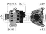 Era 210739A - Alternatore Oe 51788658 Per Mito (955), Giulietta (940), 500 (312), 500L (351, 352), Bravo, Doblo, Punto, Linea, Panda, Tipo