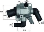 Mahle Ti 173 88 - Oe 55194271 KüHlwasserthermostat FüR Mito (955), Punto, Idea, 500 (312), Doblo, Fiorino, Linea, Qubo, Strada, Agila B, Astra H, Astra (A04), Corsa D (S07)