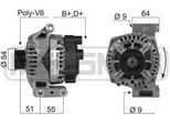 Era 210406A - Alternatore Oe 46823546 Per Mito (955), 500 (312), Doblo, Fiorino, Punto, Idea, Linea, Panda, Qubo, Siena, Strada, Ka (RU8)