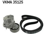 Skf Vkma 35125 - Oe 24412292 Kit Di Ricambio Per Vectra B (J96), Tigra (S93), Combo (71)