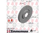Zimmermann 230.2314.20 - Disco Freno Per Giulietta (940), 500X (334), Renegade