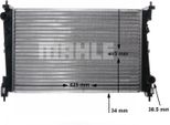 Mahle Cr 1112 000S - Radiatore Oe 51896964, Raffreddamento Motore Per Mito (955), Punto, Bravo, Corsa D (S07)