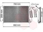 Van Wezel 37015397 - Oe 71740472 Condensatore Aria Condizionata Con Essiccatore Per Croma, Signum (Z03), Vectra C (Z02)