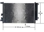 Mahle Ac 809 000S - Oe 60694667 Condensatore Aria Condizionata Con Essiccatore Per 147 (937), Gt (937)