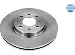 Meyle 215 521 0008 - Oe 60811256 Bremsscheibe, Vorderachse FüR 145 (930), 146 (930), 155 (167), Barchetta, Brava, Bravo, Doblo, Punto, Marea, Palio, Siena, Strada, Tipo