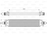 Valeo 818824 - Intercooler Oe 51783791 Per Giulietta (940), Mito (955), 500 (312), Punto, Bravo, Doblo