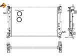 Nrf 53017 - Radiatore Oe 51863820, Raffreddamento Motore Per Mito (955), Punto