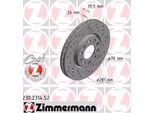 Zimmermann 230.2314.52 - Disco Freno Per Giulietta (940), 500X (334), Renegade