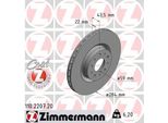 Zimmermann 110.2207.20 - Disco Freno Per 147 (937), 156 (932), 164, Gt (937), Gtv (916), Spider (916), Doblo, Tipo, Combo (X12), Combo Tour (X12)